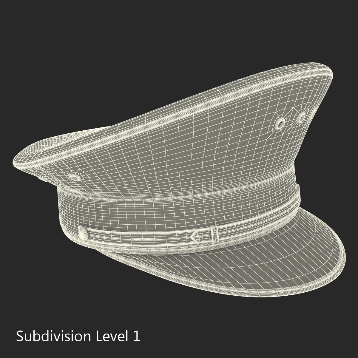 3D model Uk Police Cap 3