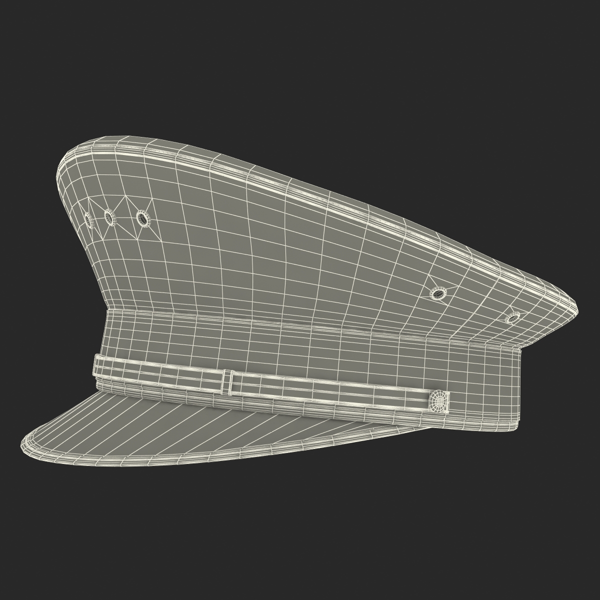 3D model Uk Police Cap 3