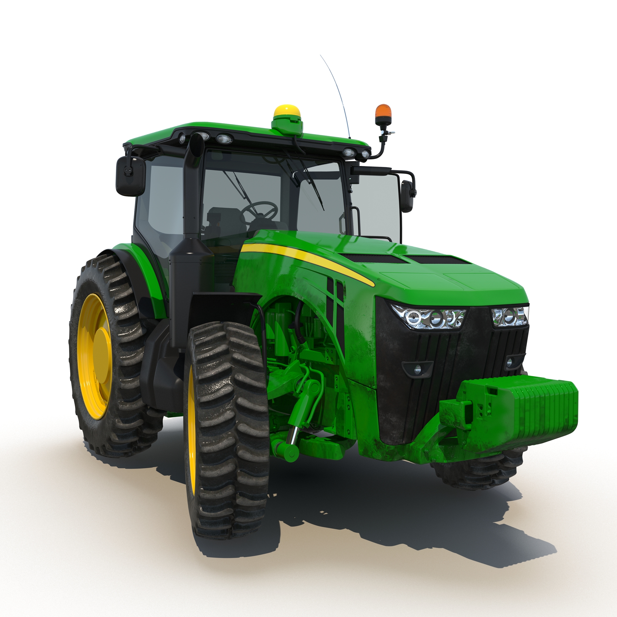 Tractor Generic 2 Rigged 3D model