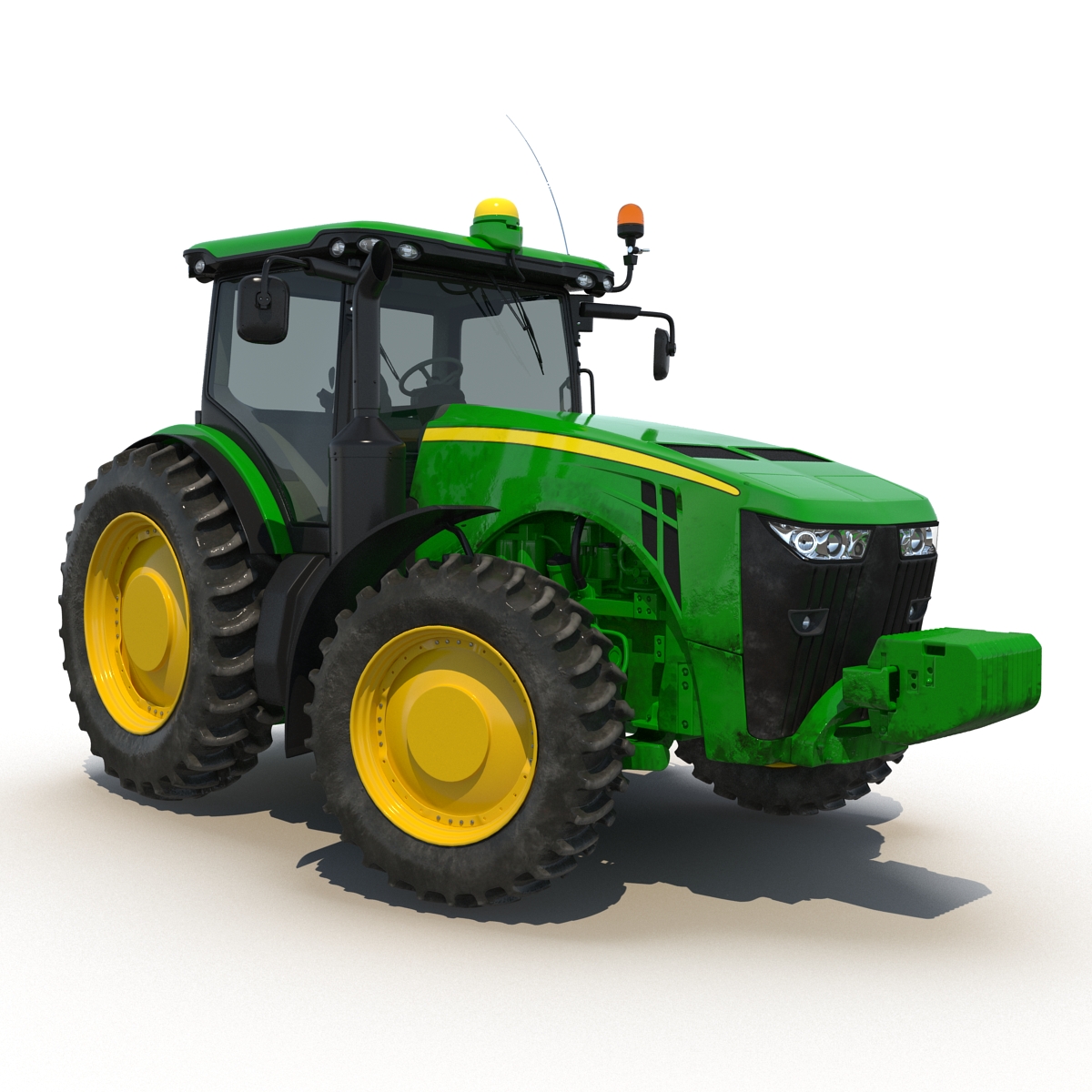 Tractor Generic 2 Rigged 3D model