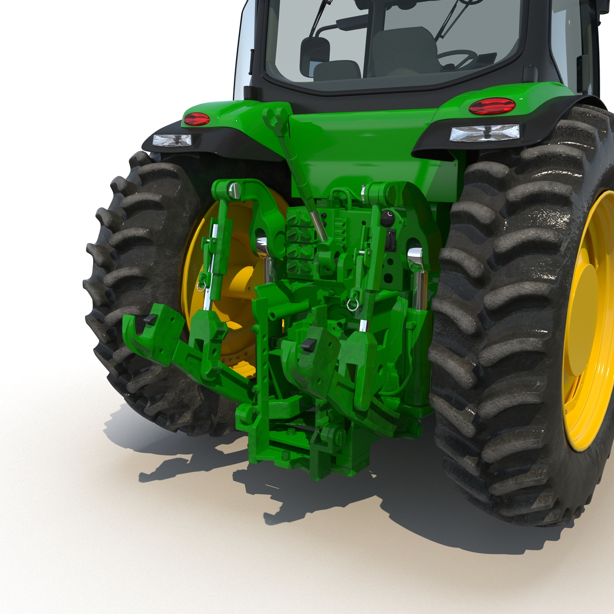 Tractor Generic 2 Rigged 3D model