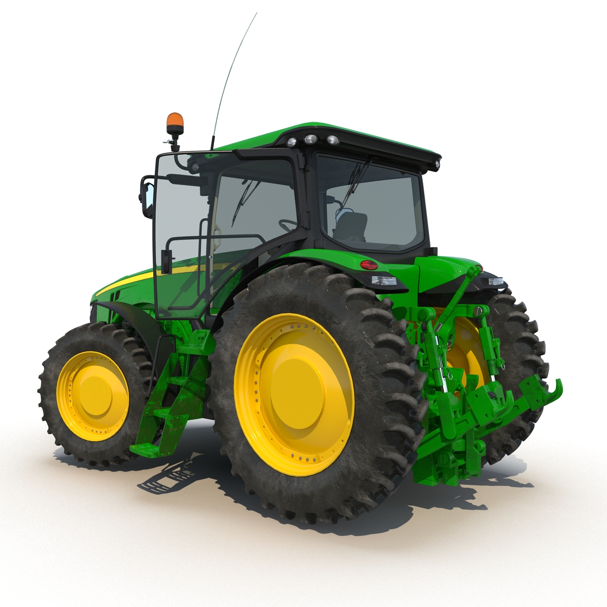 Tractor Generic 2 Rigged 3D model