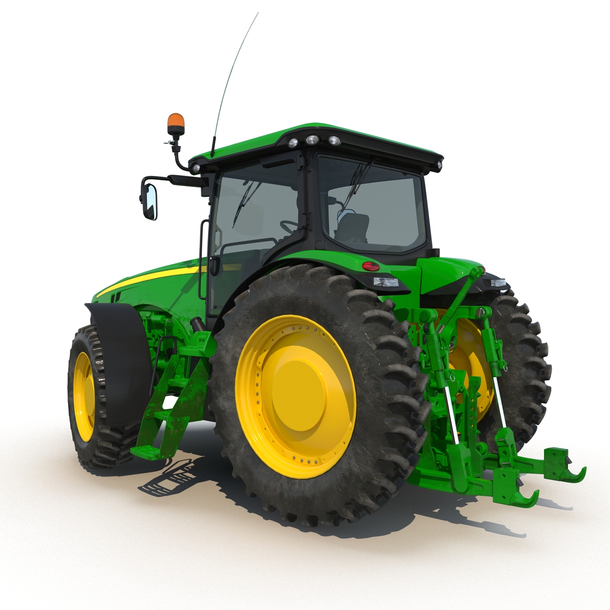 Tractor Generic 2 Rigged 3D model