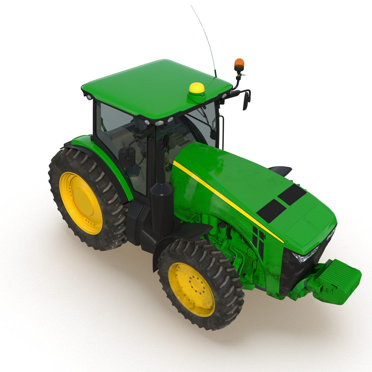 Tractor Generic 2 Rigged 3D model