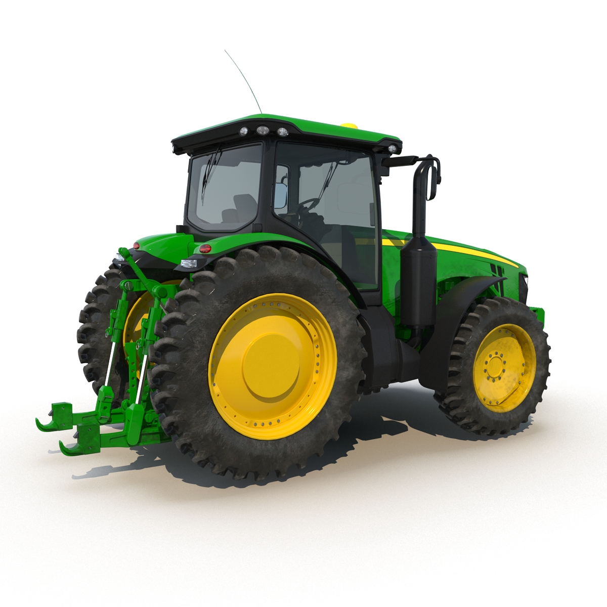 Tractor Generic 2 Rigged 3D model