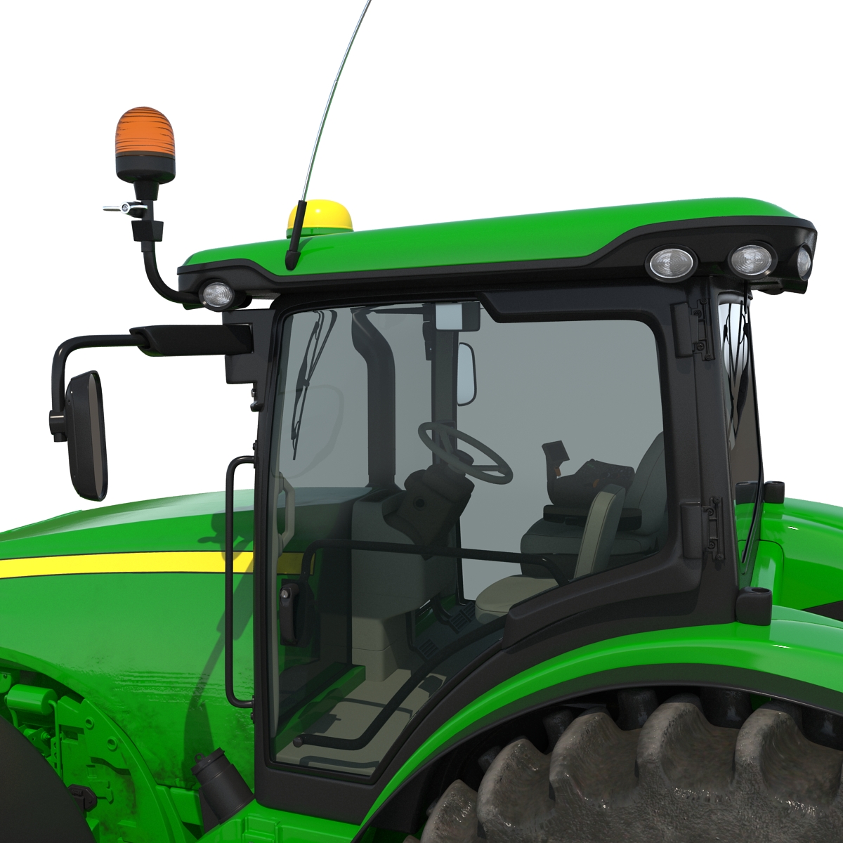 Tractor Generic 2 Rigged 3D model