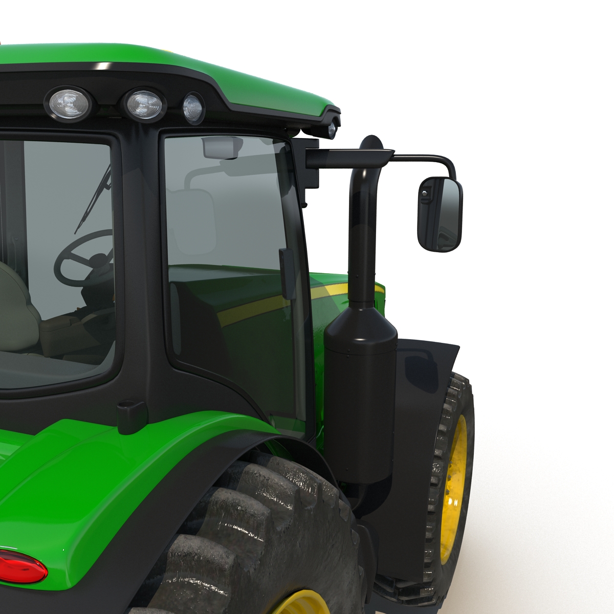 Tractor Generic 2 Rigged 3D model