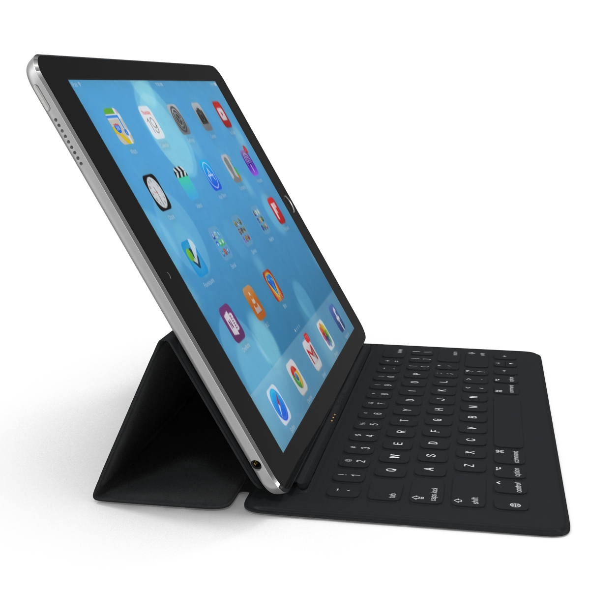 3D Ipad Pro and Apple Smart Keyboard model