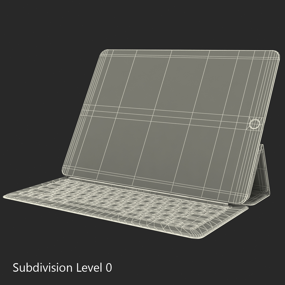 3D Ipad Pro and Apple Smart Keyboard model