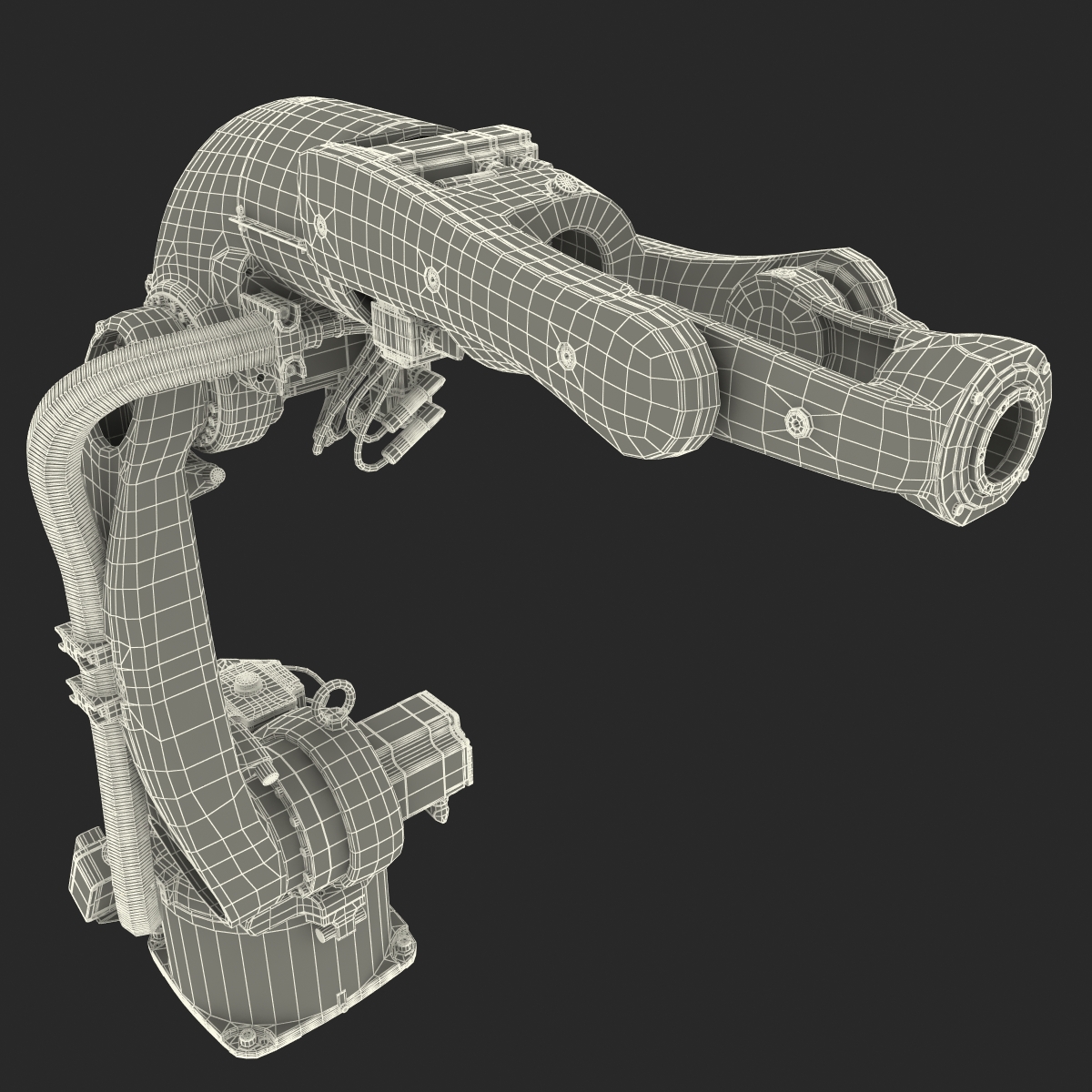 3D Kuka Robot KR 5 2 Arc HW Rigged