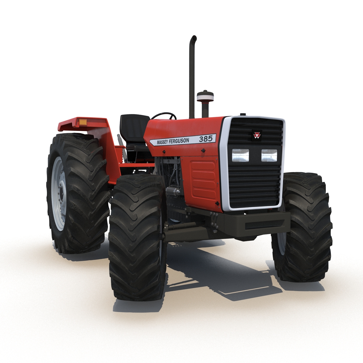 Tractor Massey Ferguson 385 Rigged 3D model