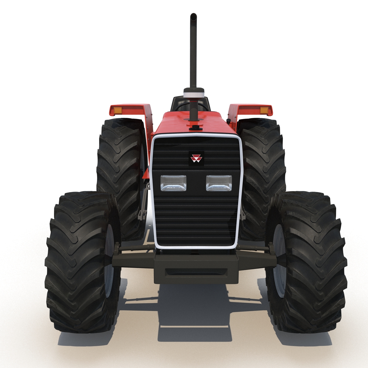 Tractor Massey Ferguson 385 Rigged 3D model