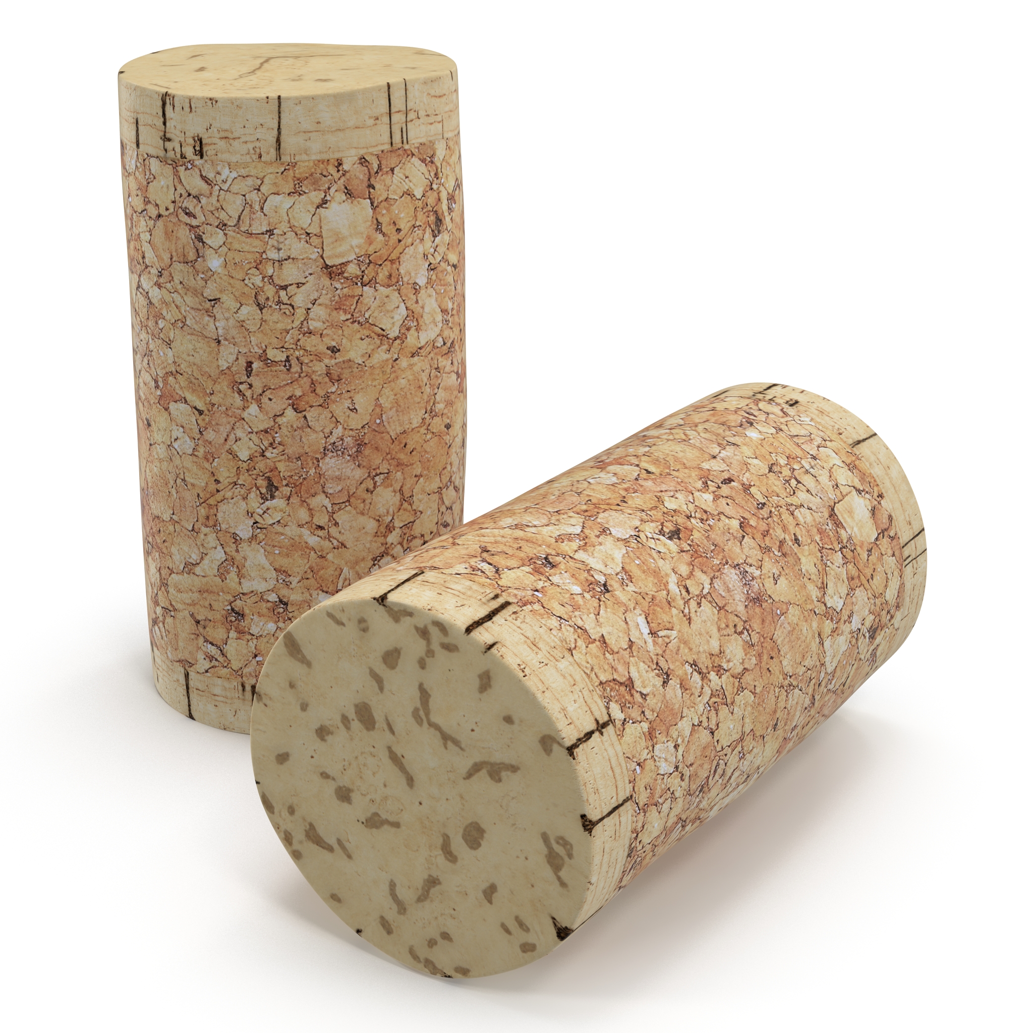 3D Wine Cork 3