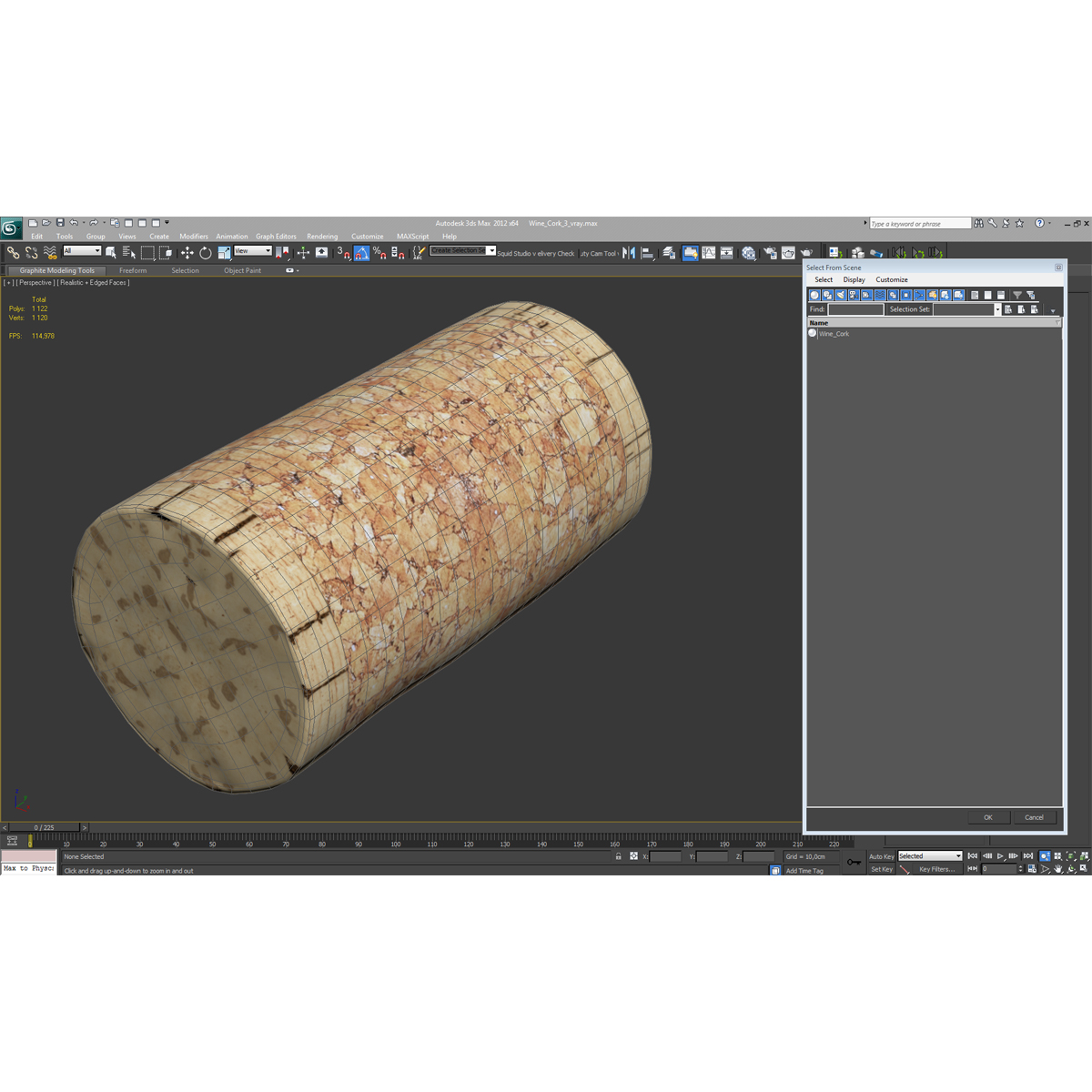 3D Wine Cork 3