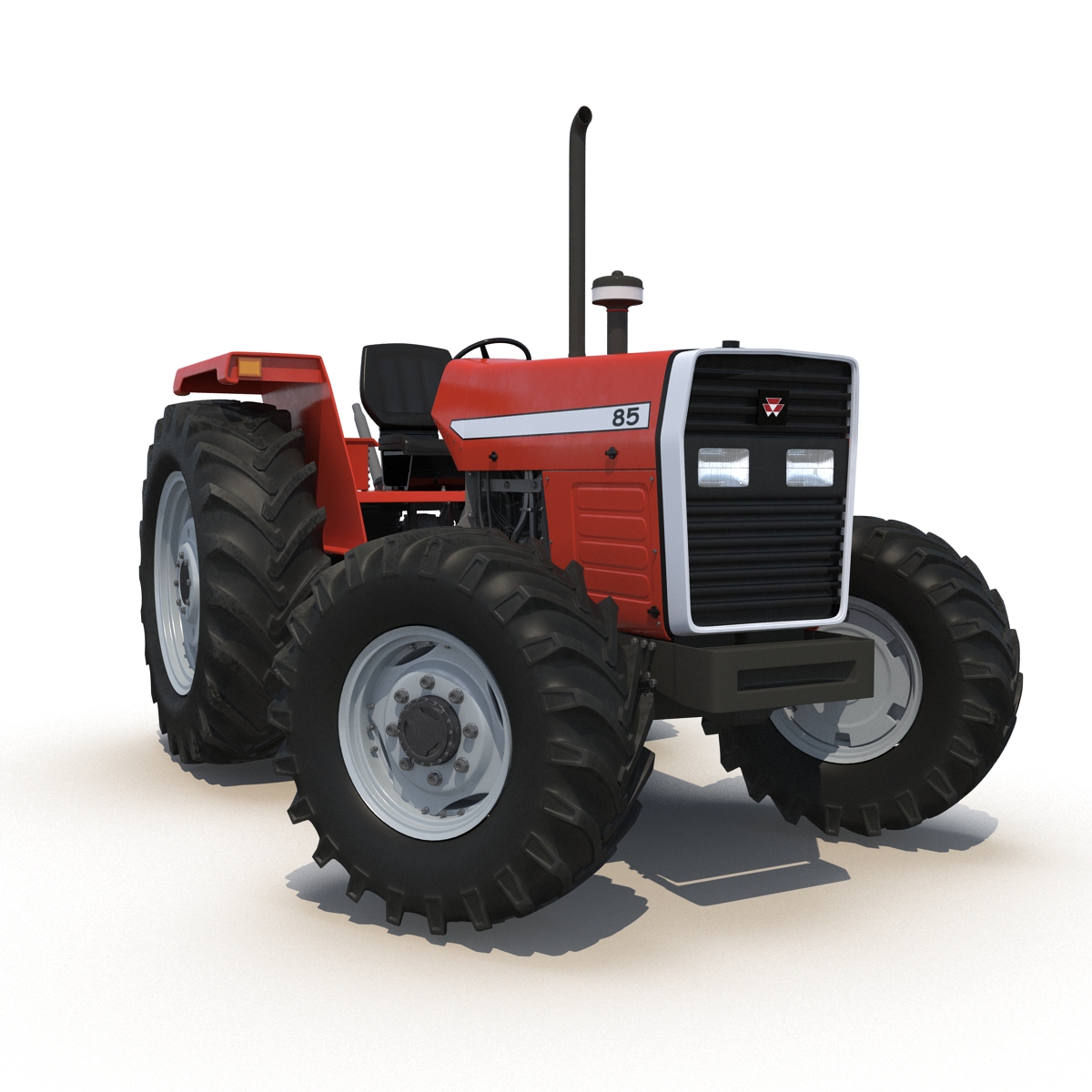 Tractor Generic 5 Rigged 3D model