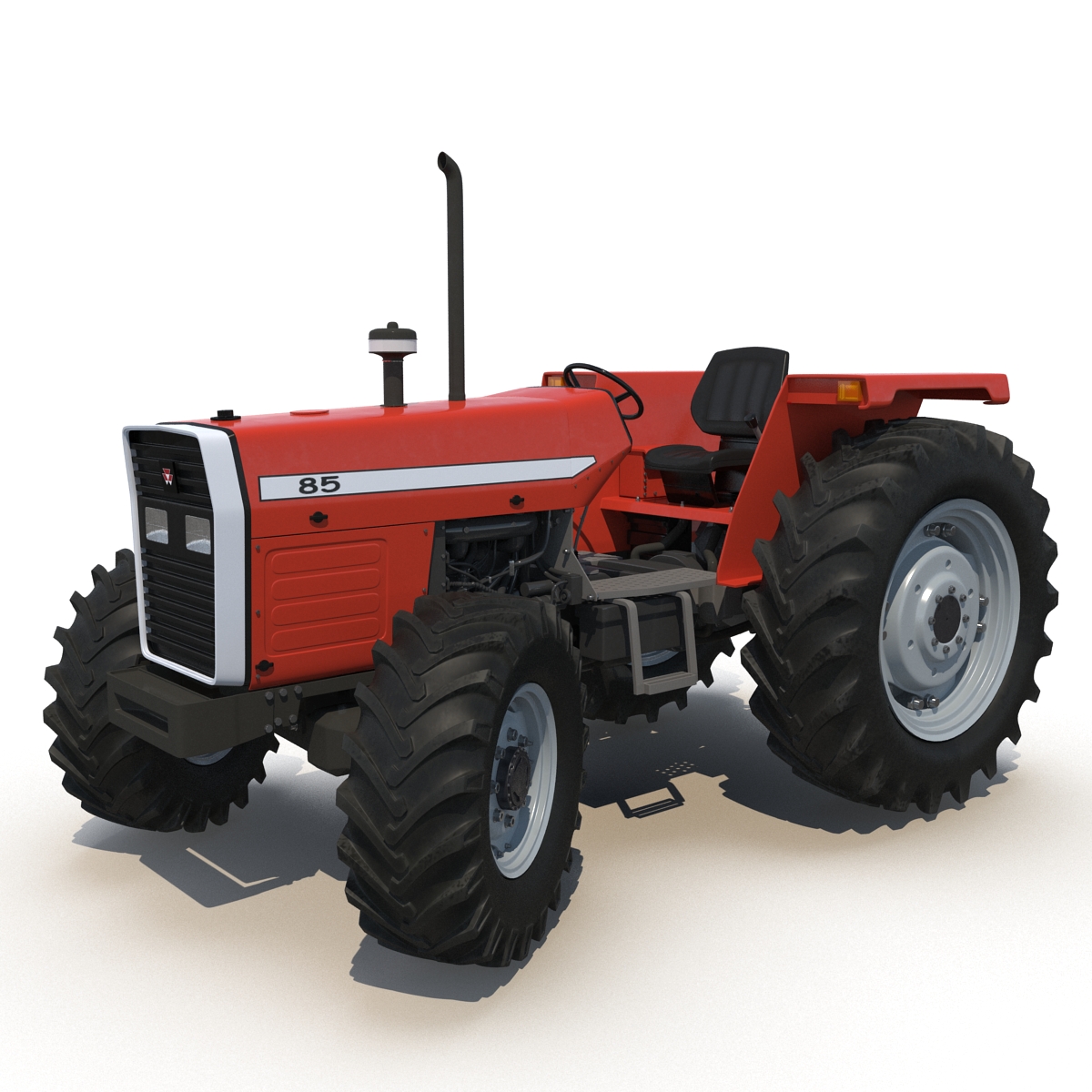 Tractor Generic 5 Rigged 3D model