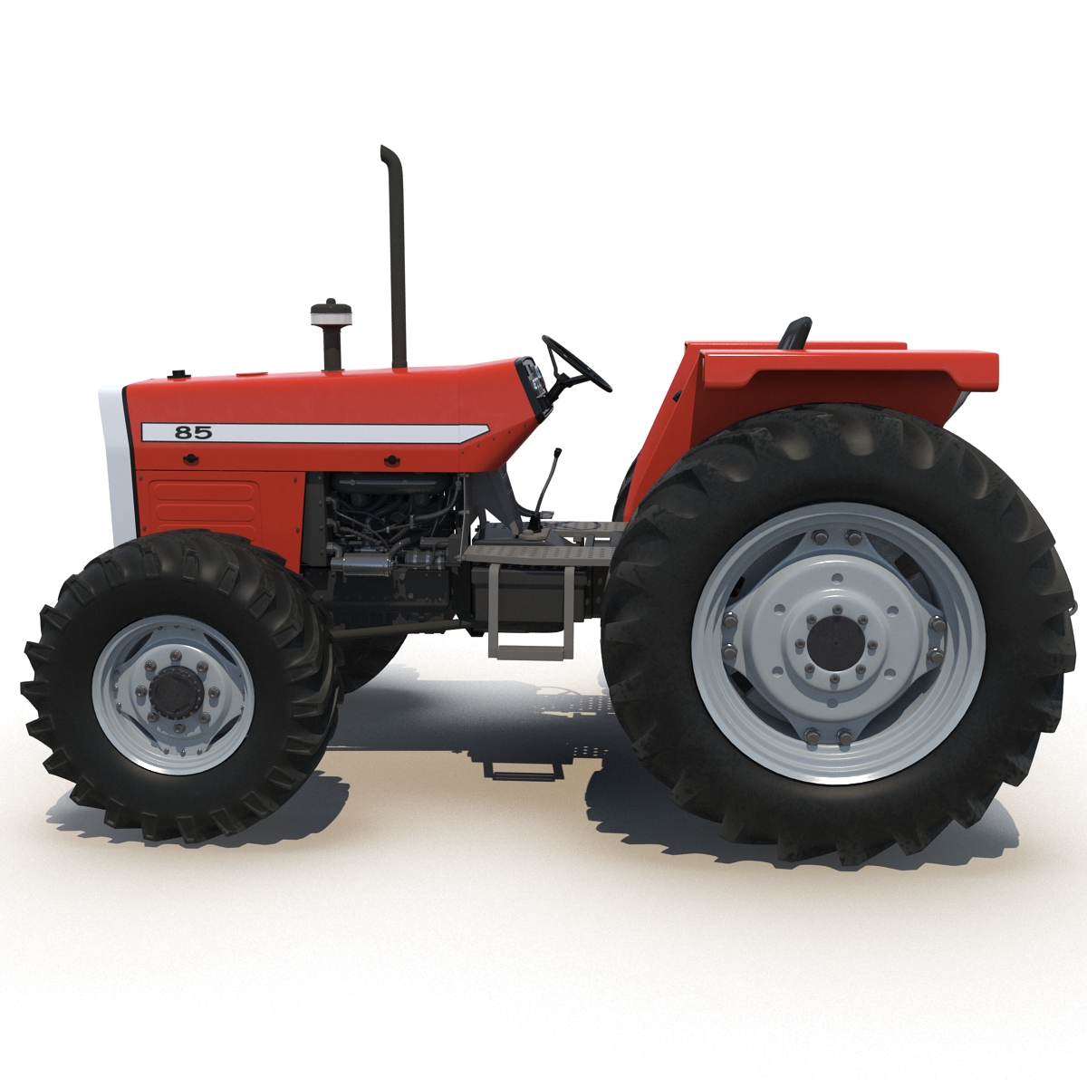 Tractor Generic 5 Rigged 3D model