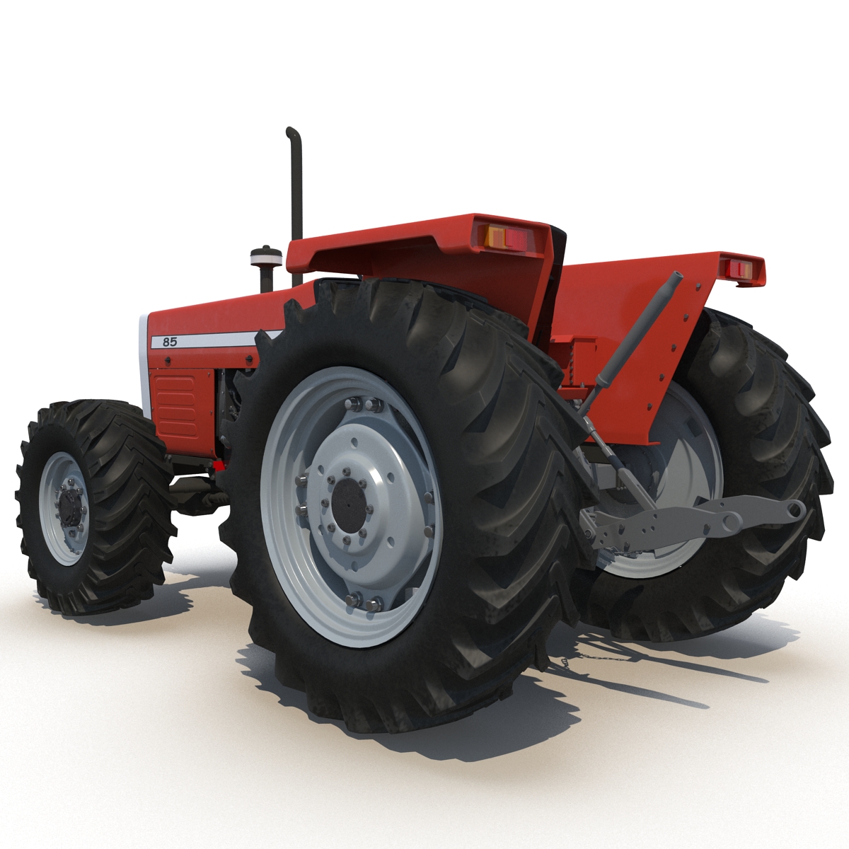 Tractor Generic 5 Rigged 3D model