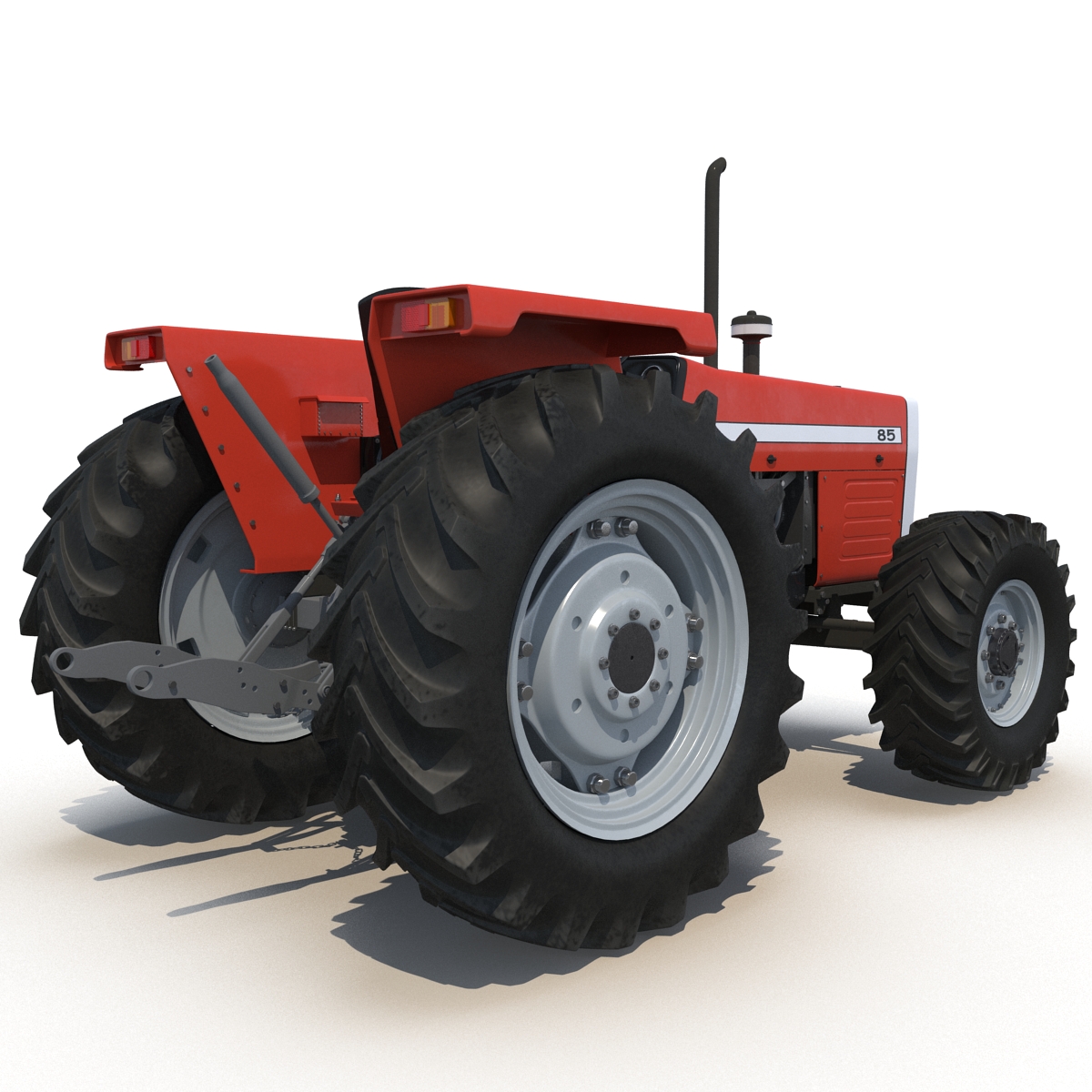 Tractor Generic 5 Rigged 3D model