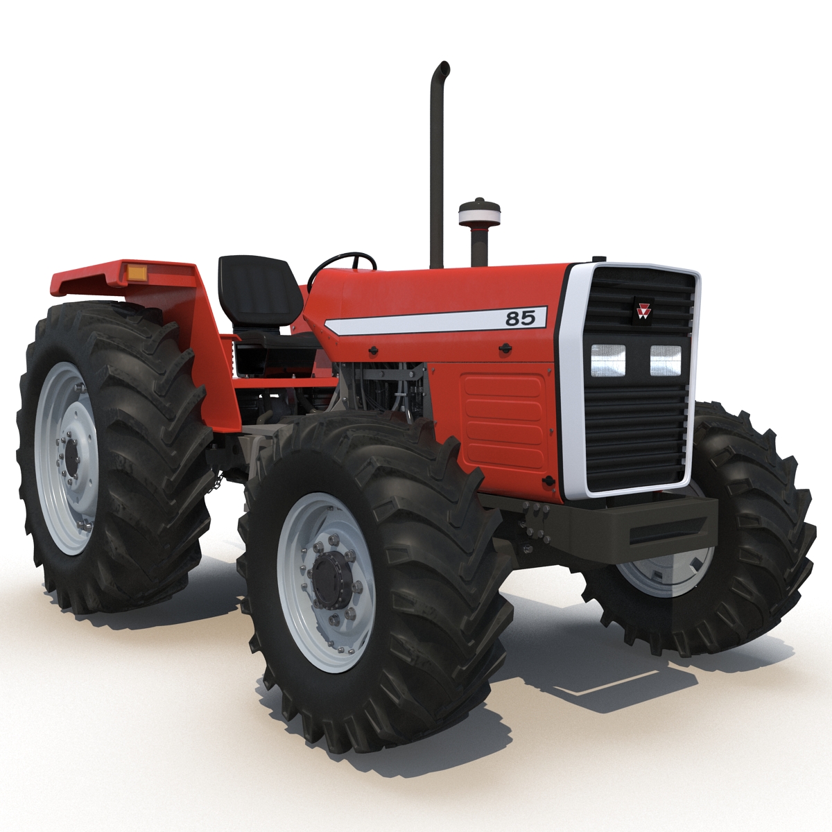 Tractor Generic 5 Rigged 3D model