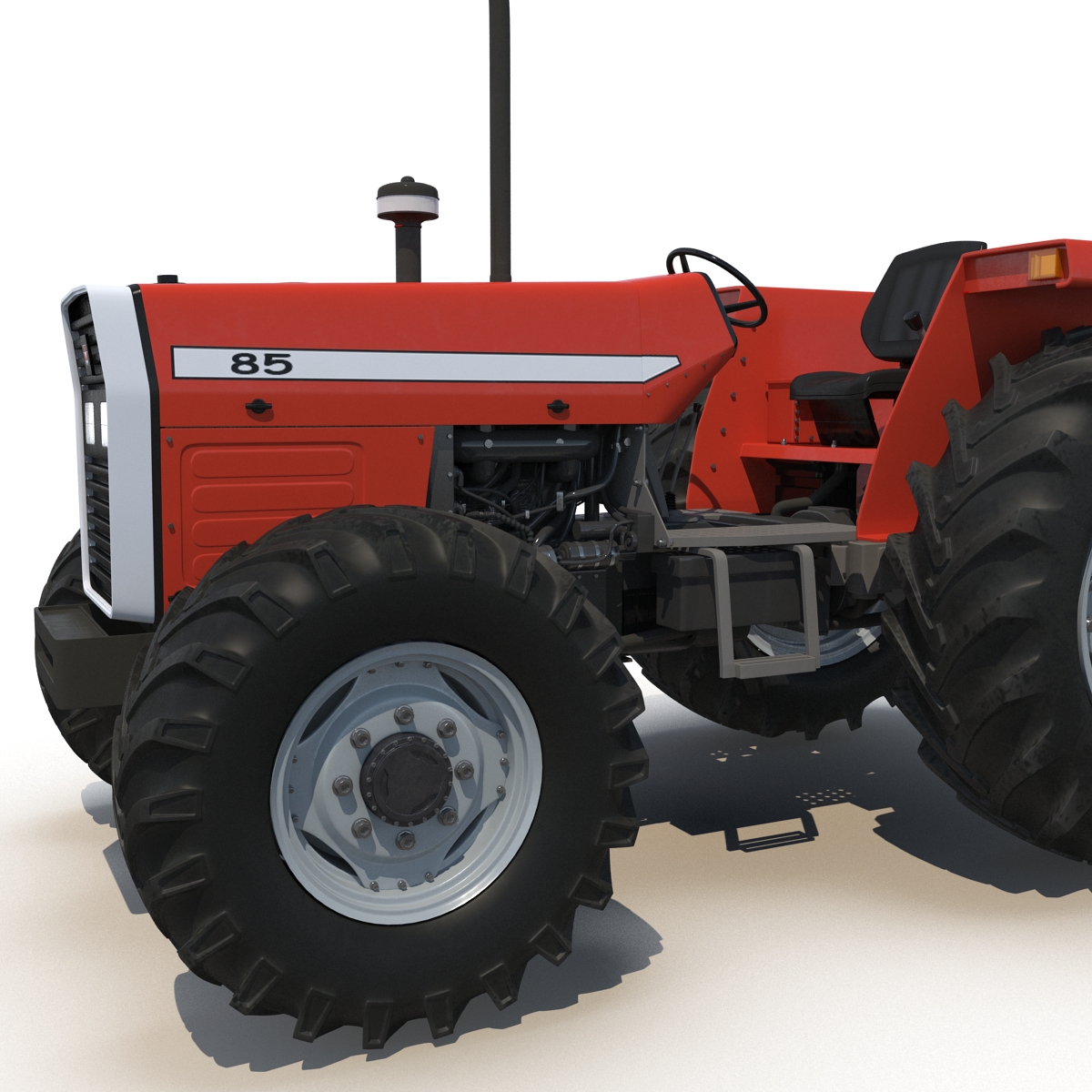 Tractor Generic 5 Rigged 3D model