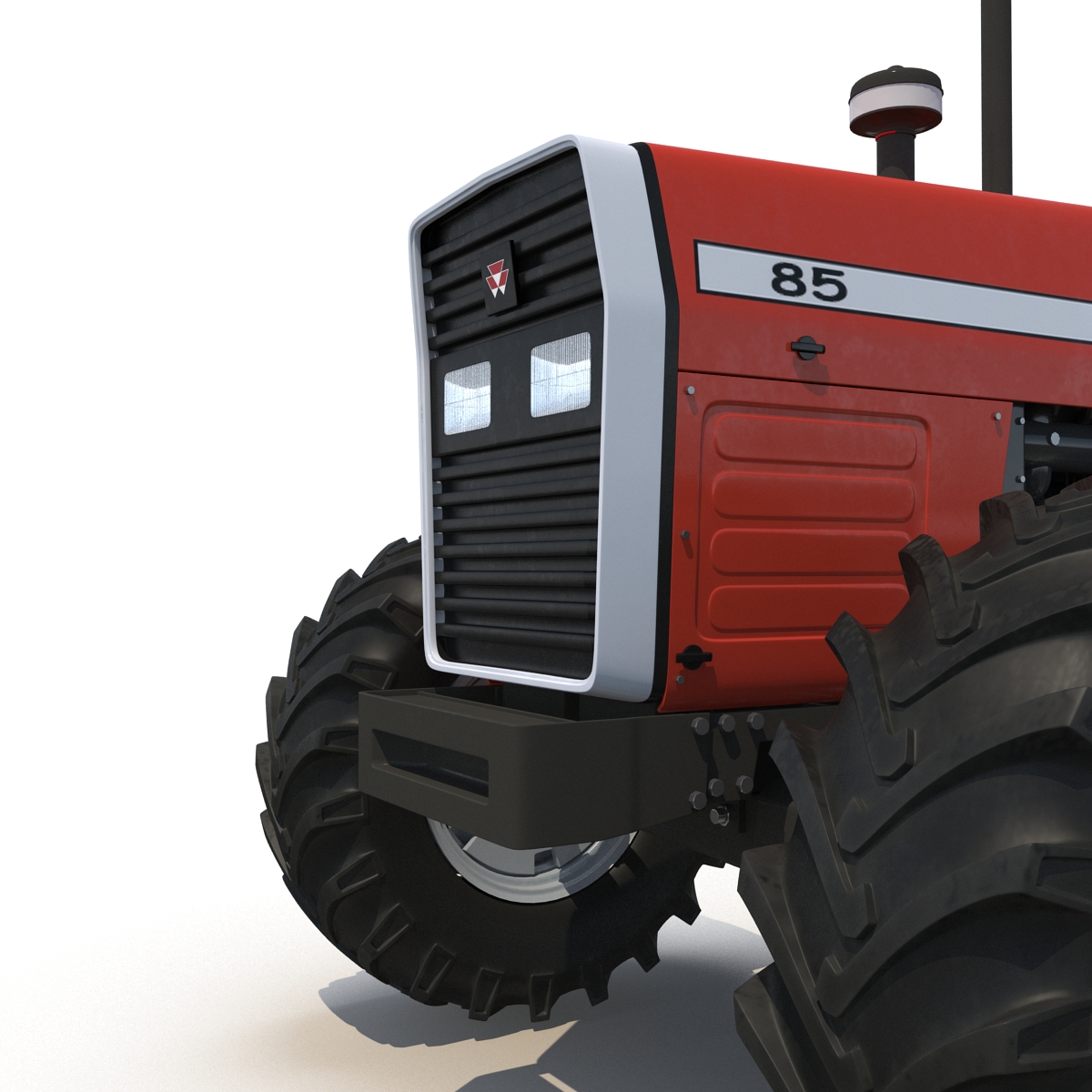 Tractor Generic 5 Rigged 3D model