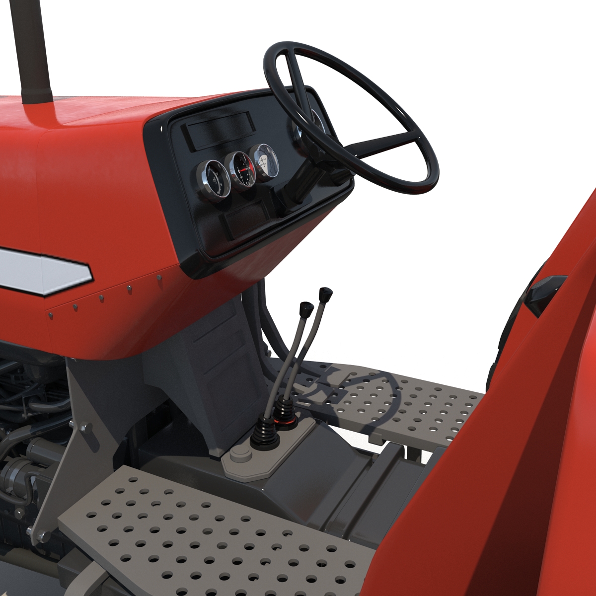 Tractor Generic 5 Rigged 3D model