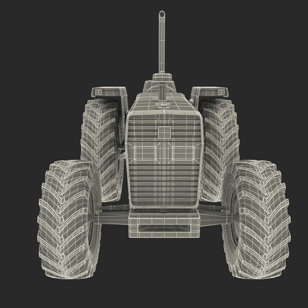 Tractor Generic 5 Rigged 3D model