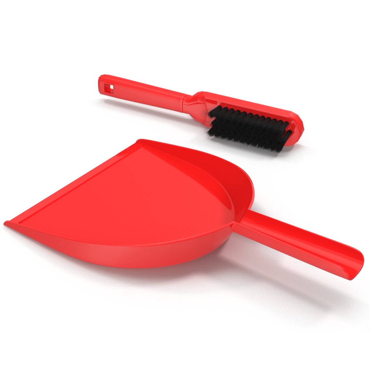 3D Dustpan and Brush Set