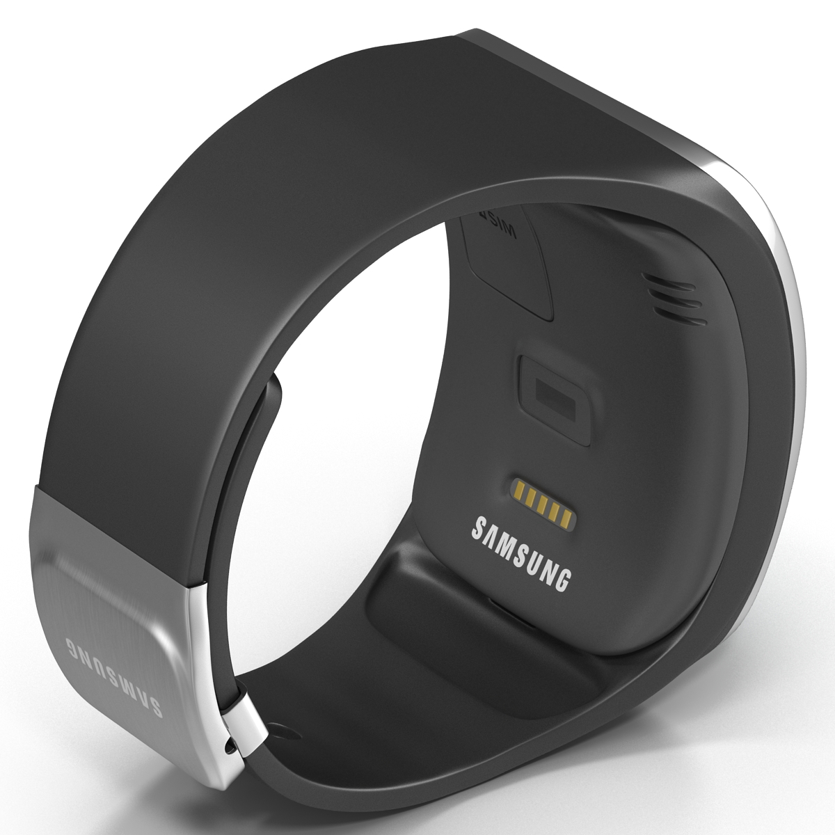 3D model Samsung Gear S Black