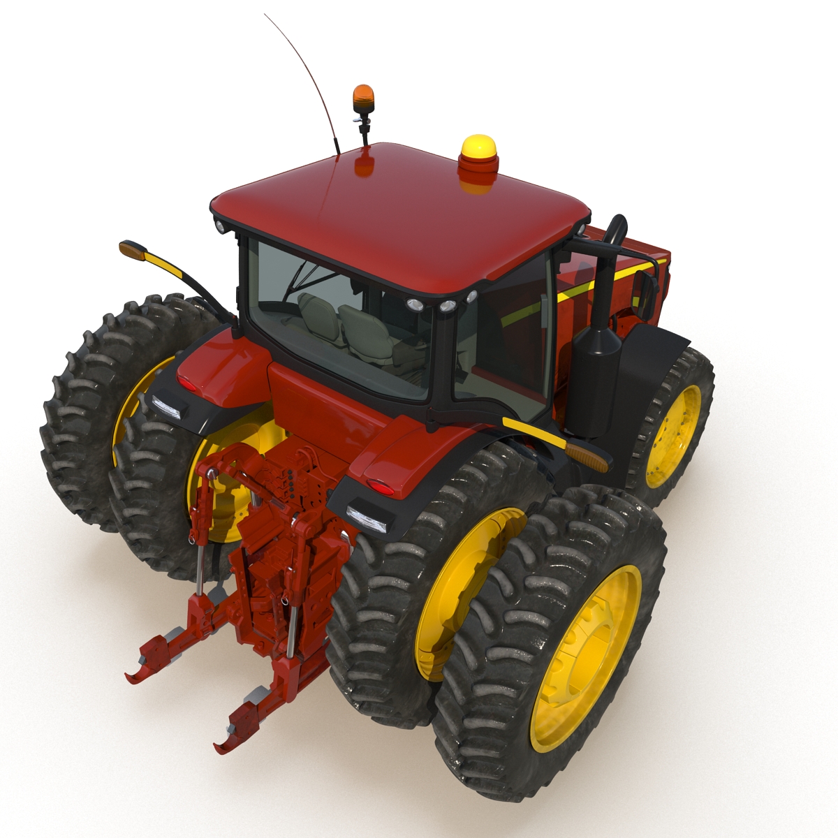 Tractor Generic 3 Rigged 3D model