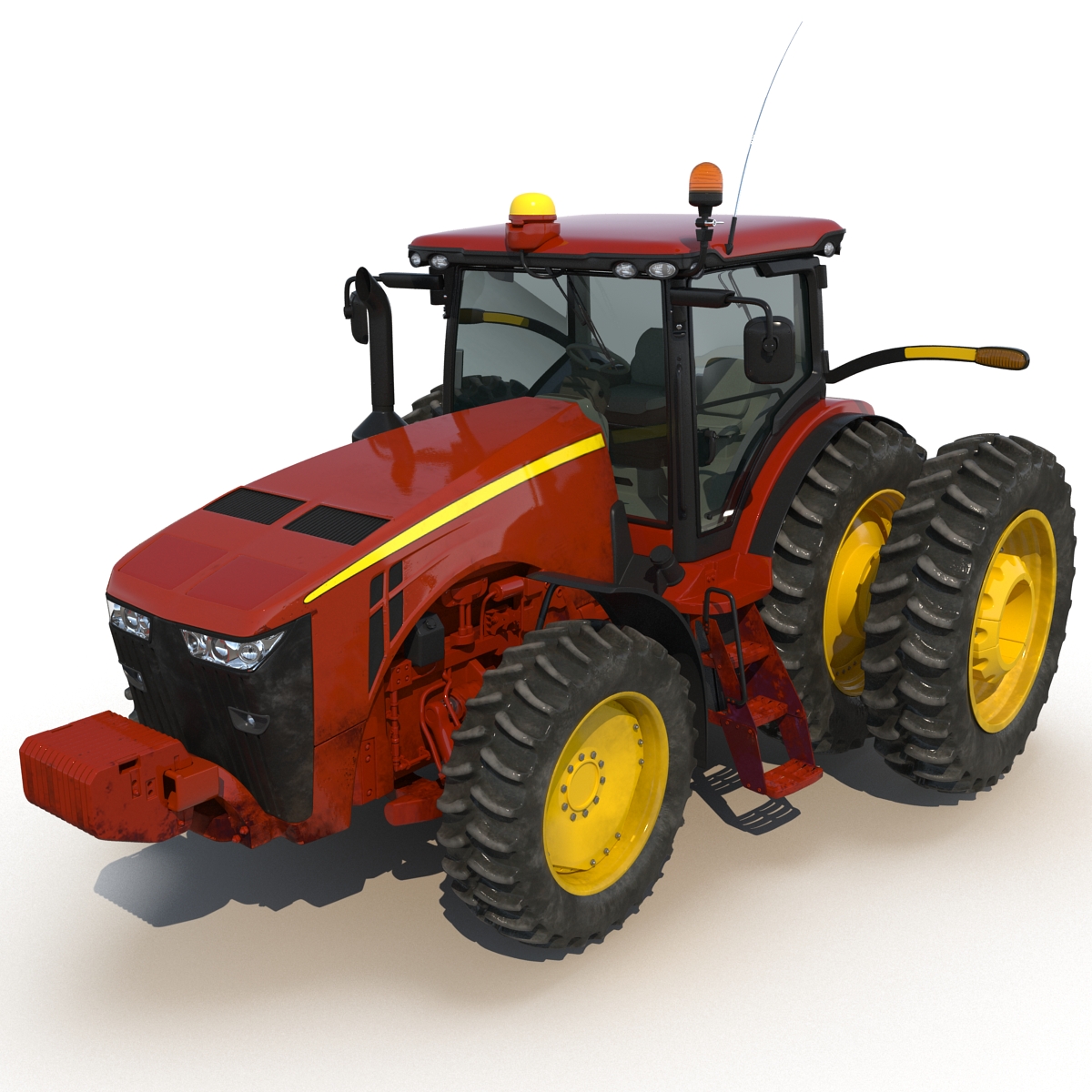 Tractor Generic 3 Rigged 3D model