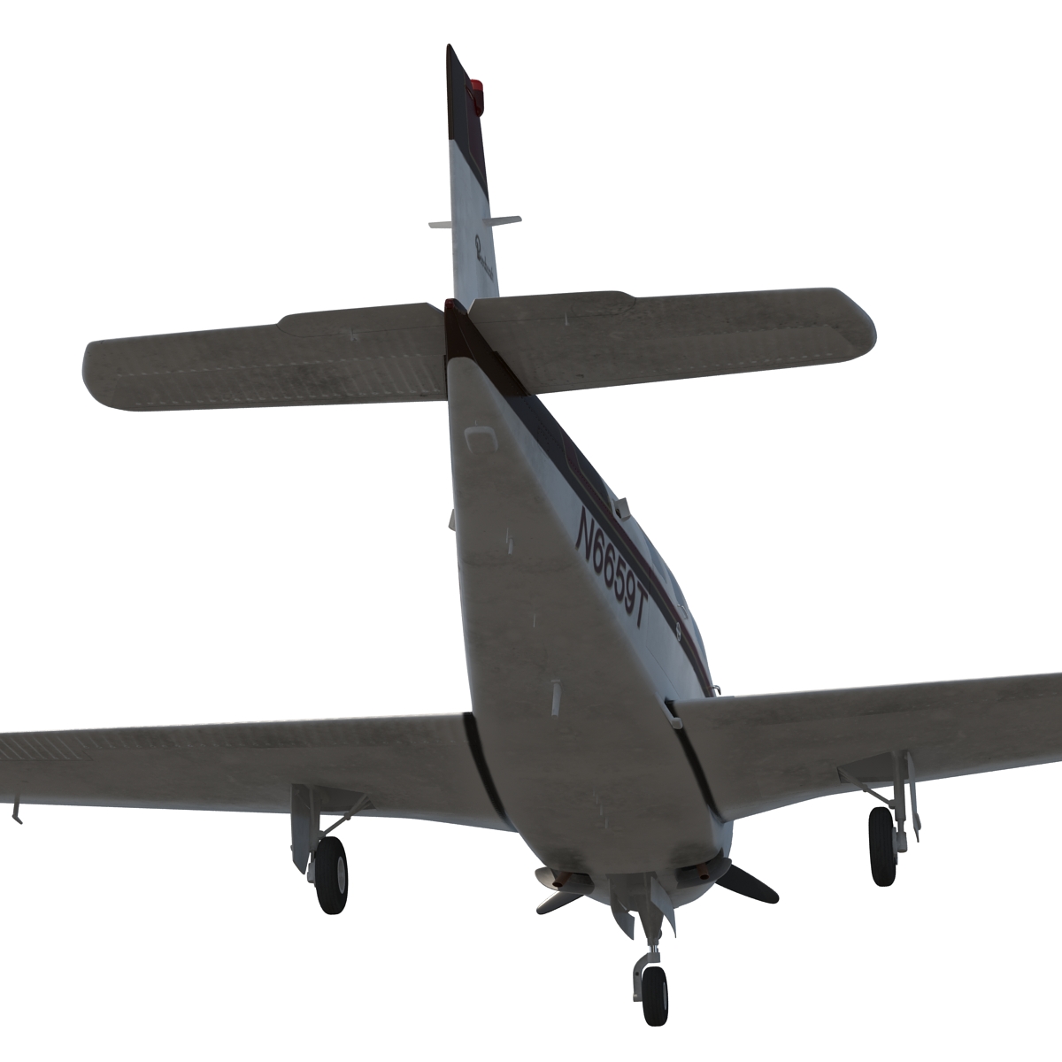 Beechcraft Bonanza 2 Rigged 3D