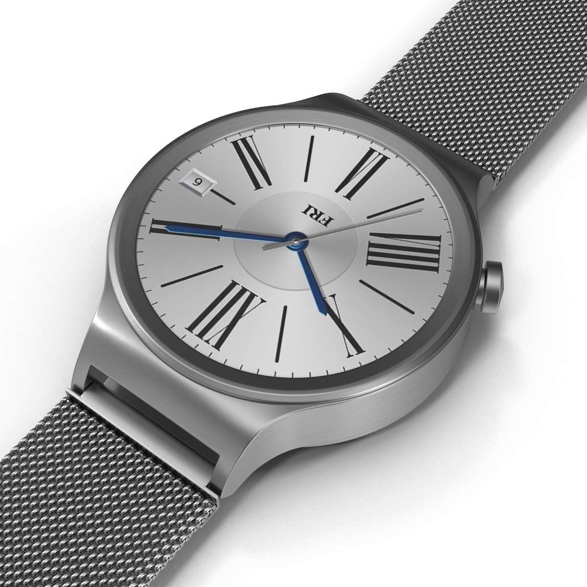 3D Huawei Watch Metal Band model