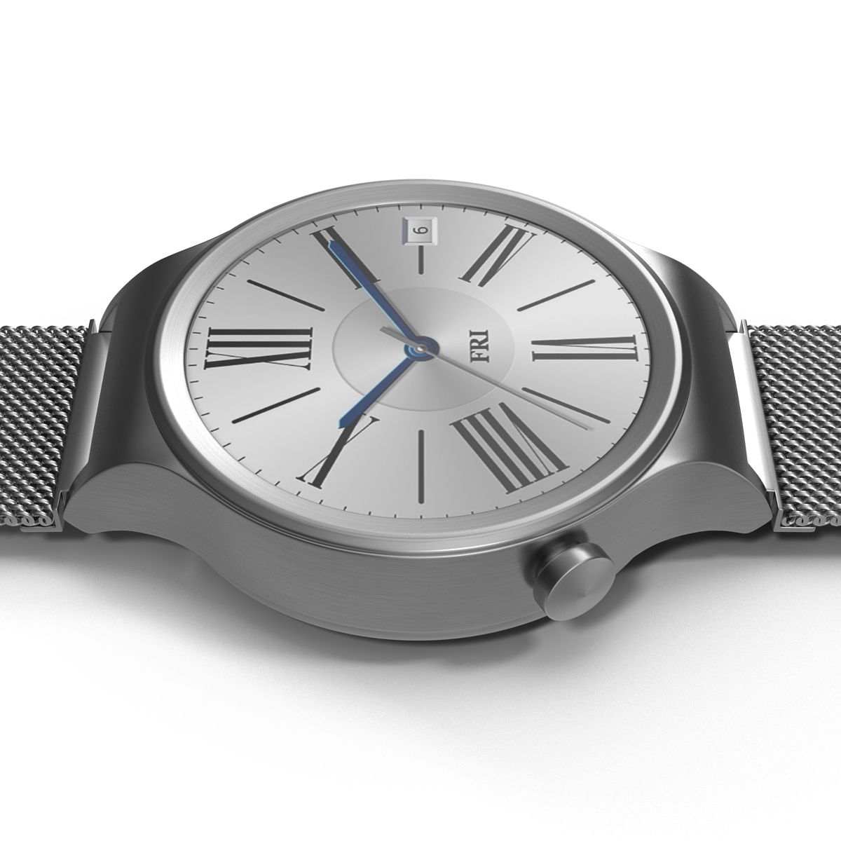 3D Huawei Watch Metal Band model