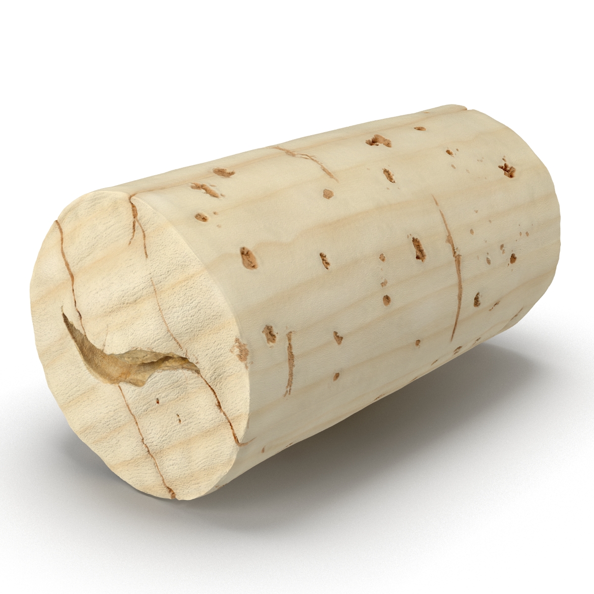 Used Wine Cork 3D model