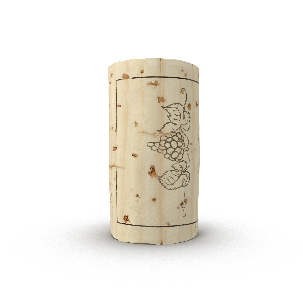 3D Used Wine Cork 2