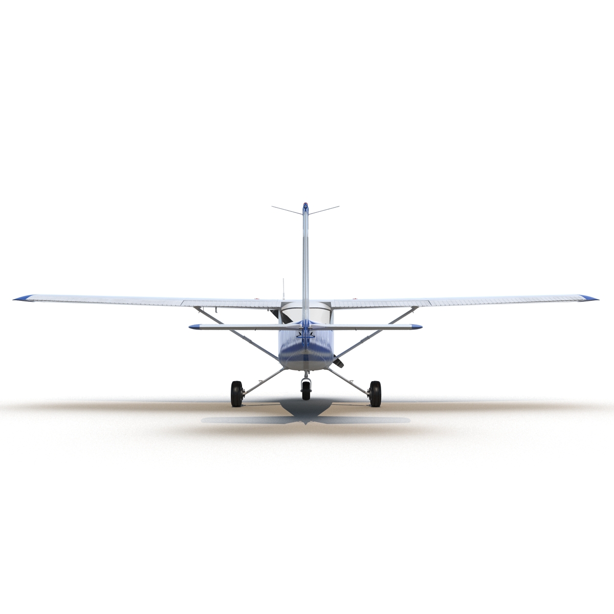 Cessna 150 Rigged 3D