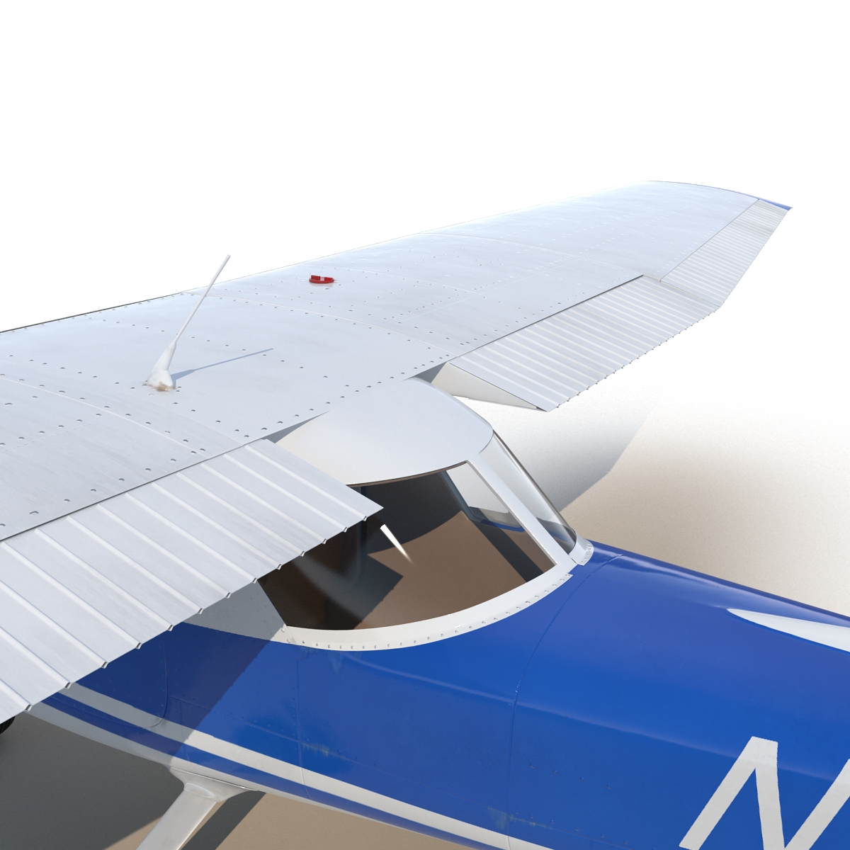 Cessna 150 Rigged 3D