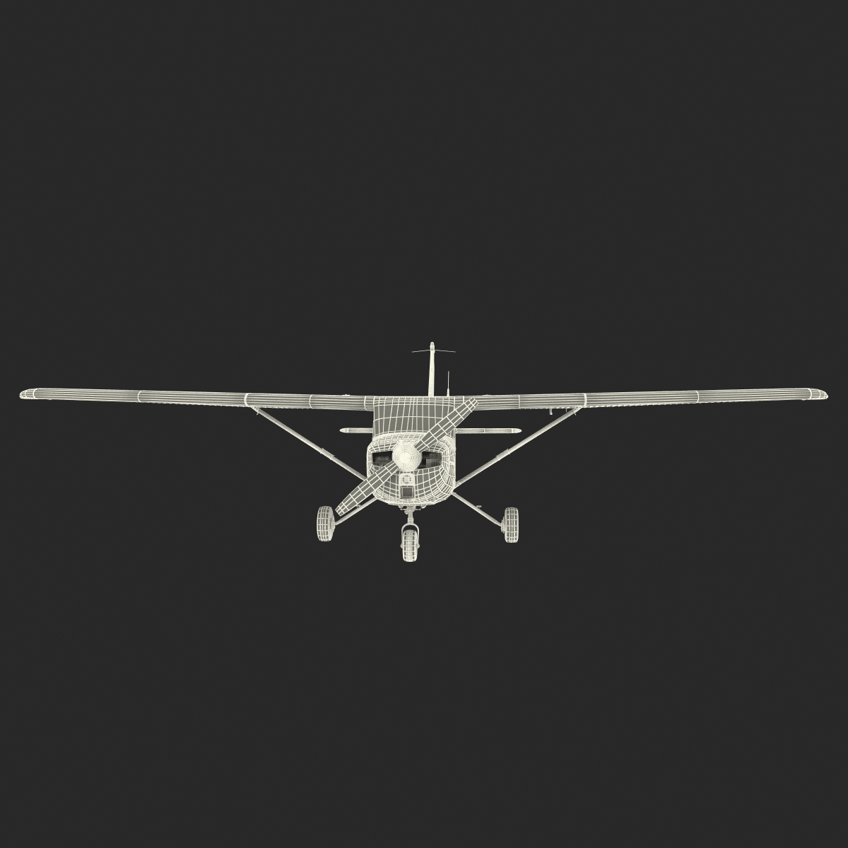 Cessna 150 Rigged 3D