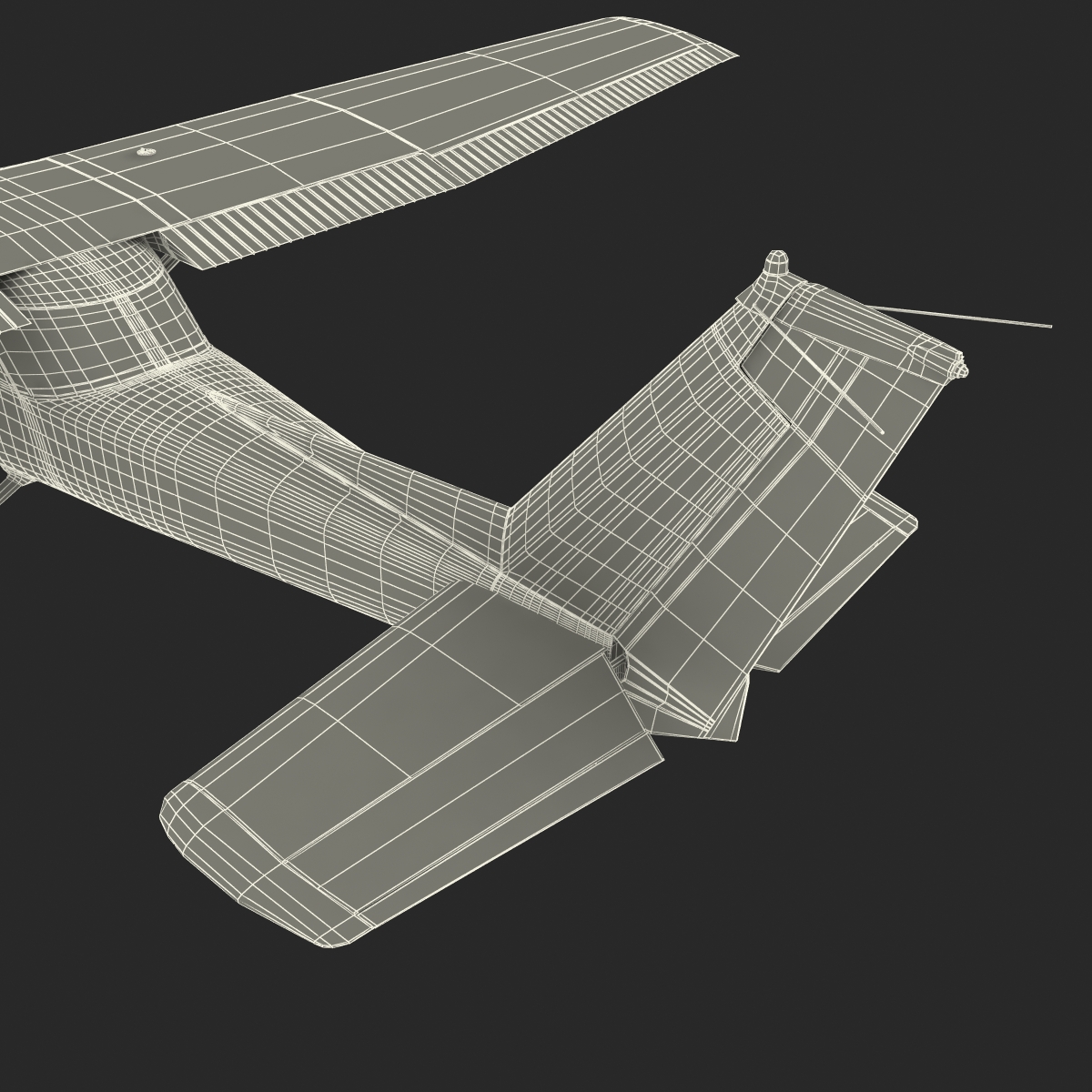 Cessna 150 Rigged 3D