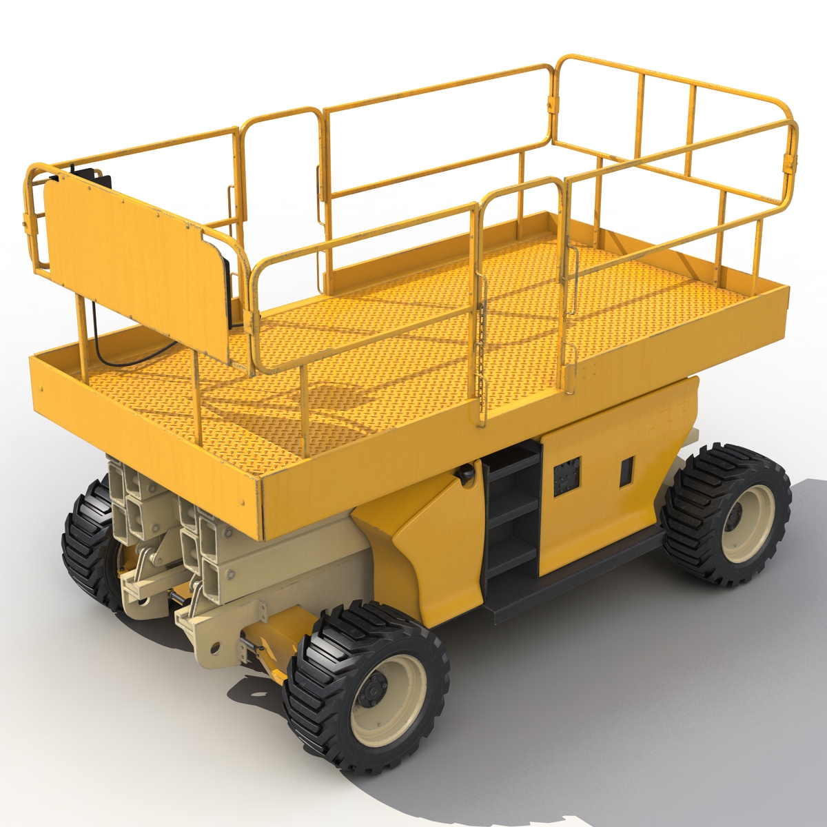 3D model Engine Powered Scissor Lift Generic