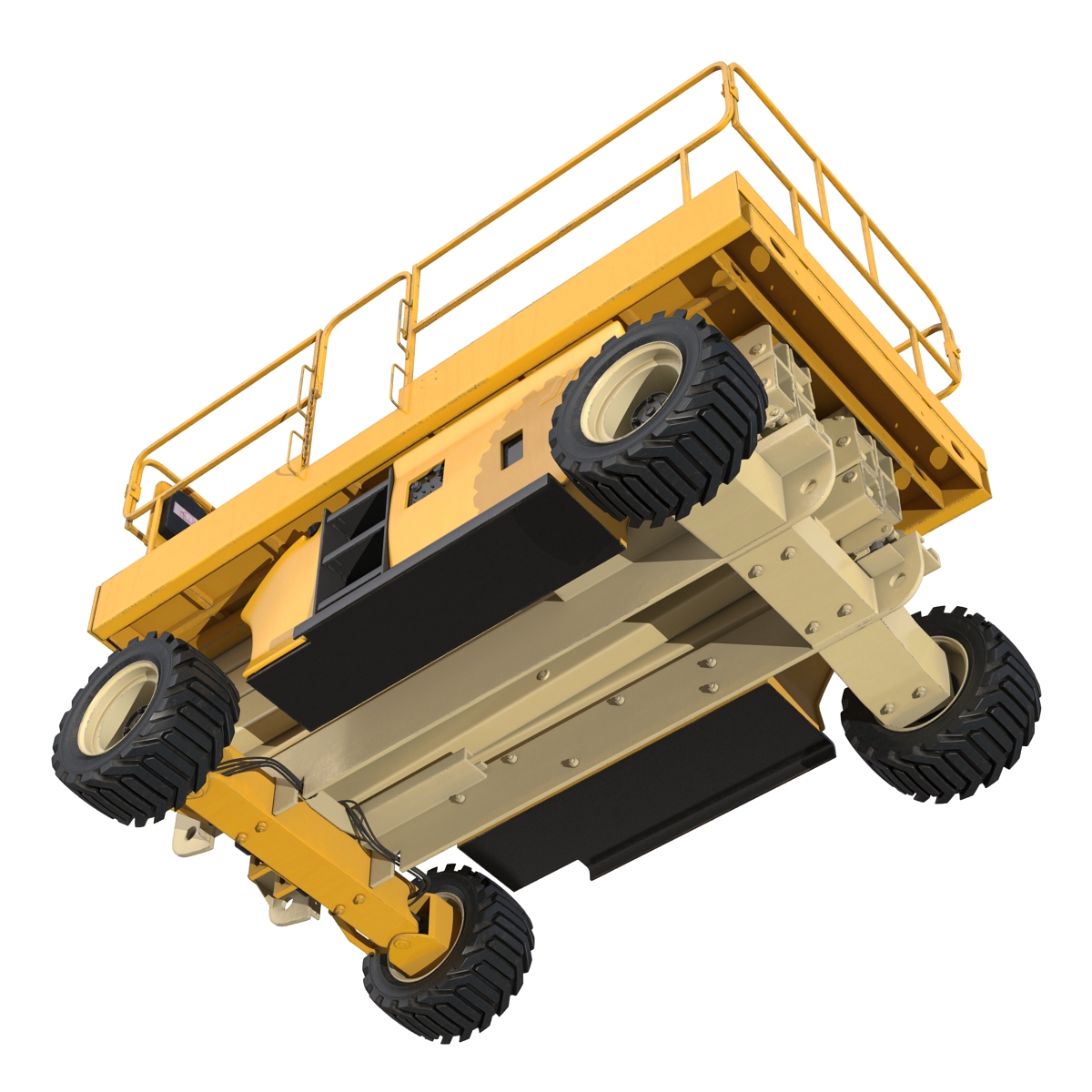 3D model Engine Powered Scissor Lift Generic