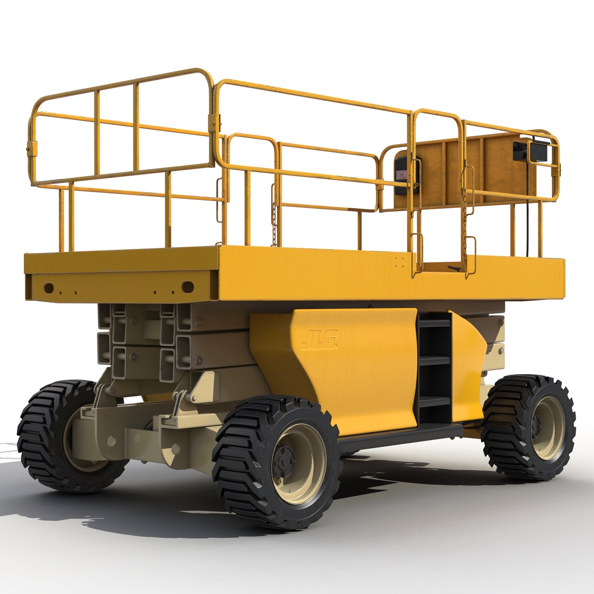 3D model Engine Powered Scissor Lift Generic