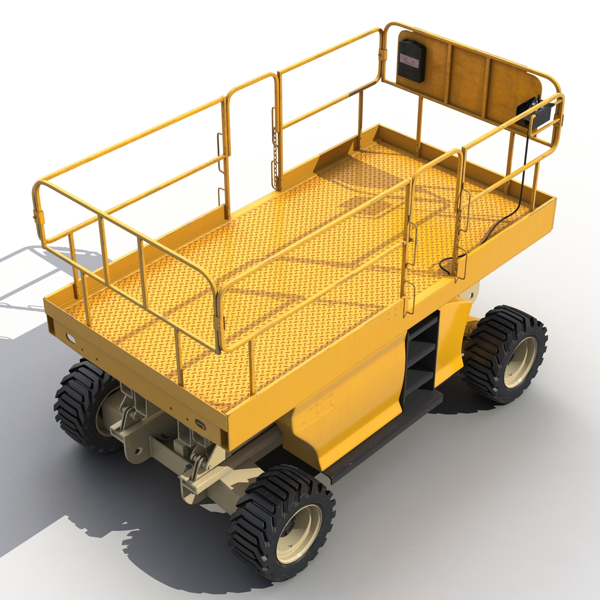 3D model Engine Powered Scissor Lift Generic