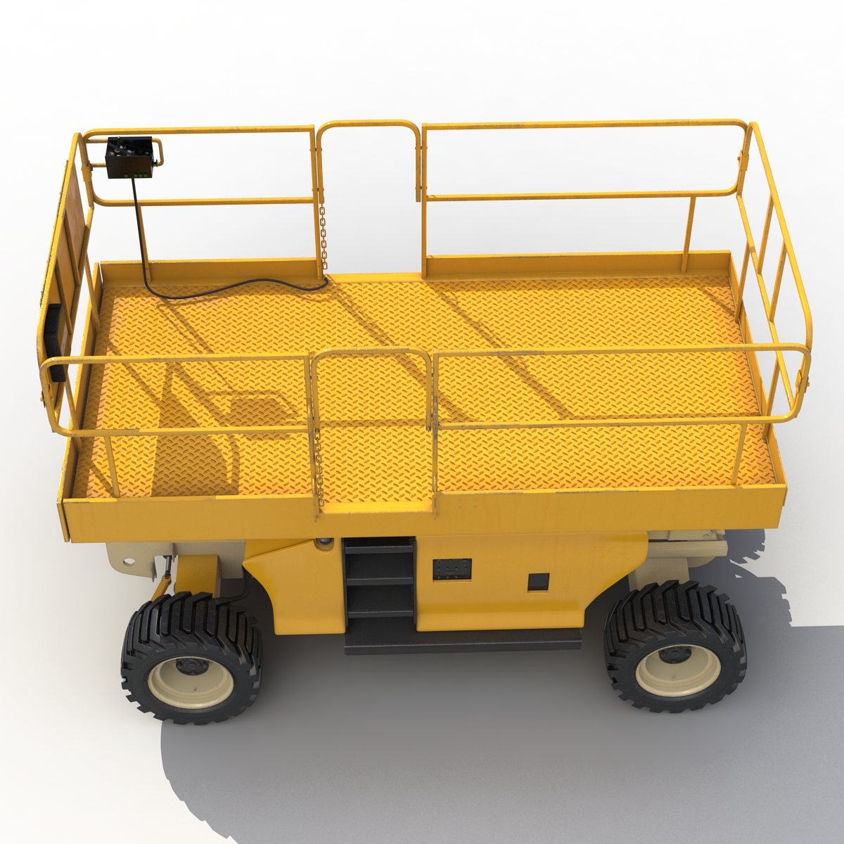 3D model Engine Powered Scissor Lift Generic