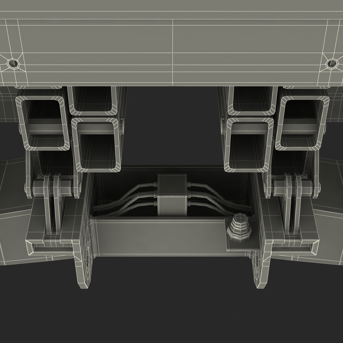 3D model Engine Powered Scissor Lift Generic