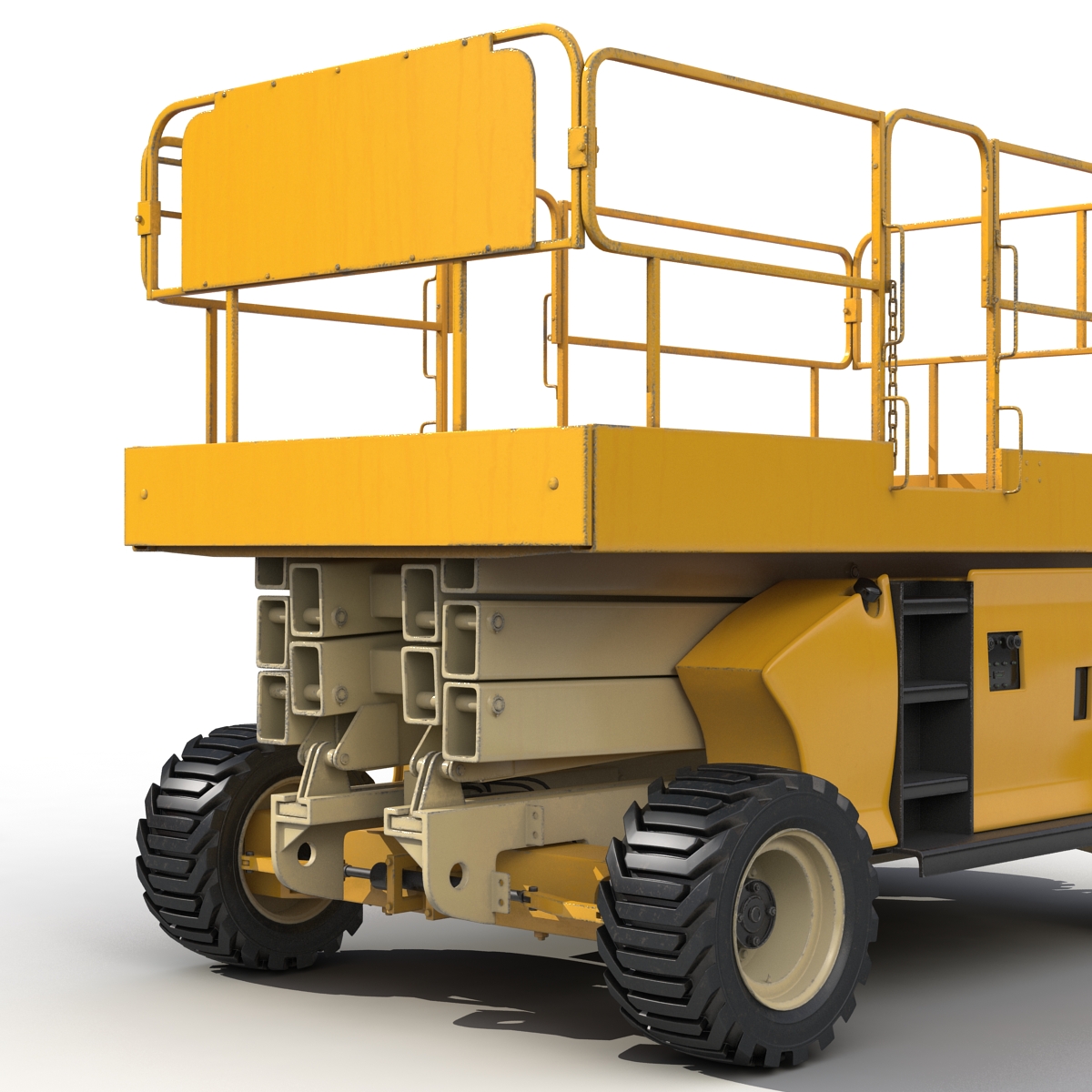 3D model Engine Powered Scissor Lift Generic