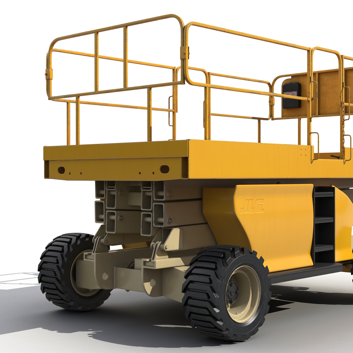 3D model Engine Powered Scissor Lift Generic