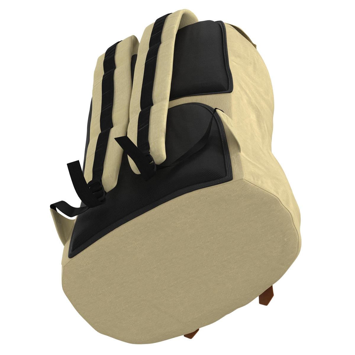 3D Backpack 8 Beige